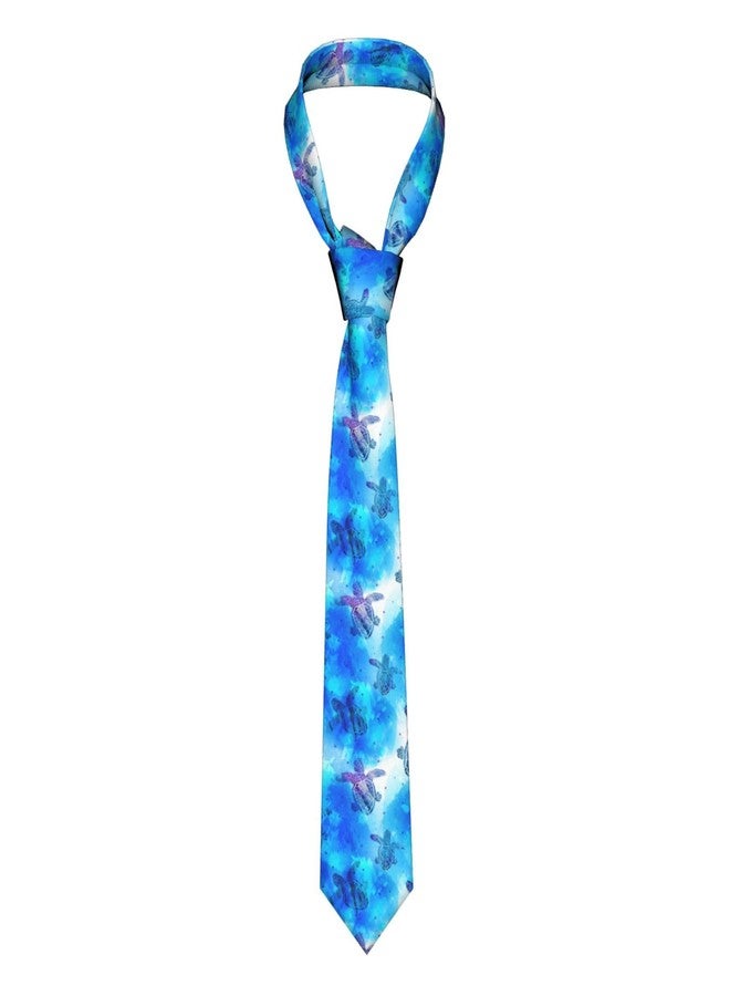 Giinly Hawaiian Sea Turtle Beach Mens Ties Funny Long Neckties For Men Big And Tall, 61'' Xl Neck Tie - Image 5